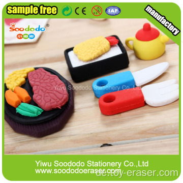 Fast Food statiomnery Eraser, Werbegeschenk